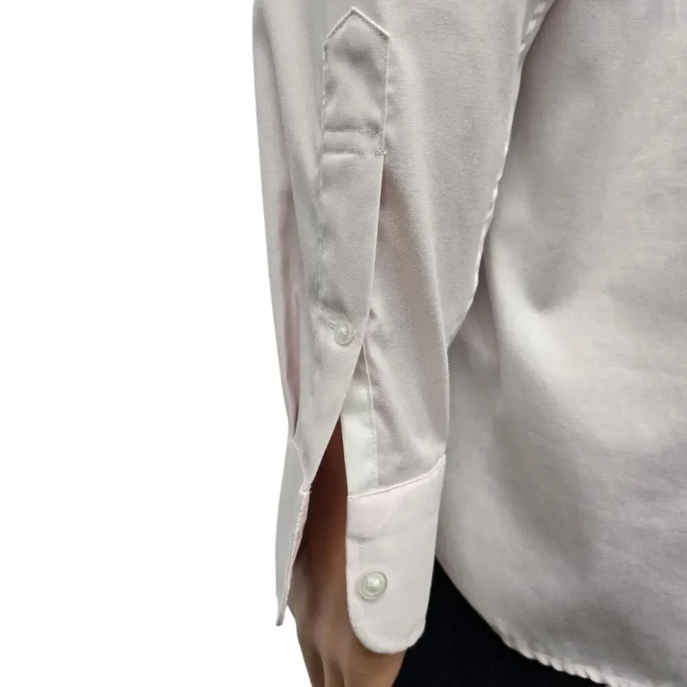J. Crew Ludlow Dress Shirt Slim Fit Men 16 - 34 Stretch Light pink Long Sleeve